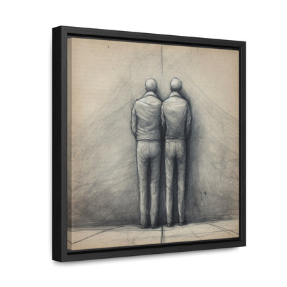 The Courage of Vulnerability 5, Gallery Canvas Wraps, Square Frame