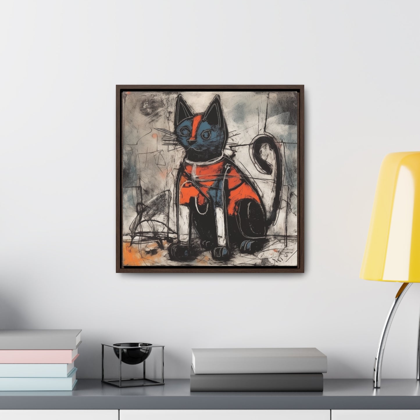 Cat 27, Gallery Canvas Wraps, Square Frame