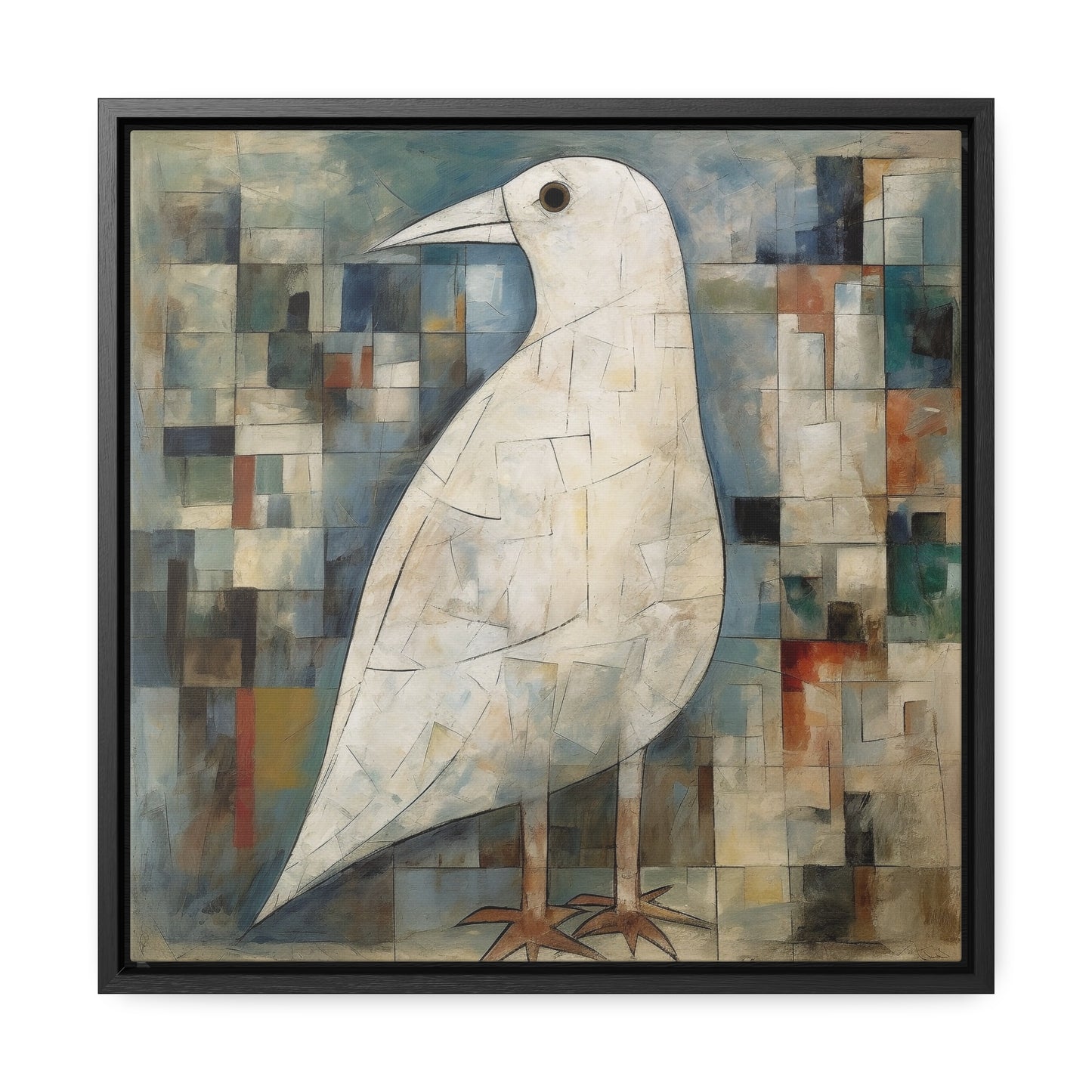 Bird 6, Gallery Canvas Wraps, Square Frame