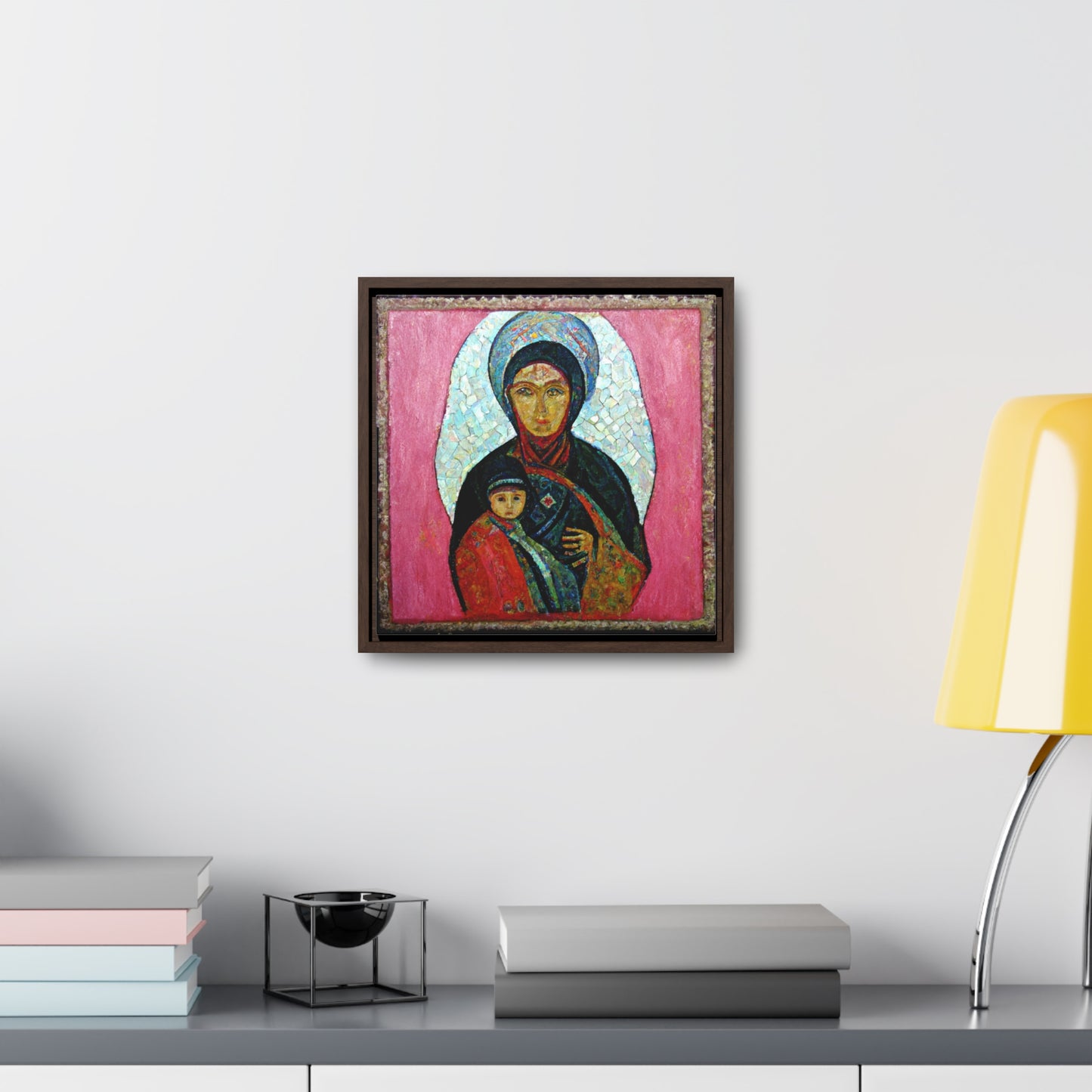 Mary and the Child 22, Valentinii, Gallery Canvas Wraps, Square Frame