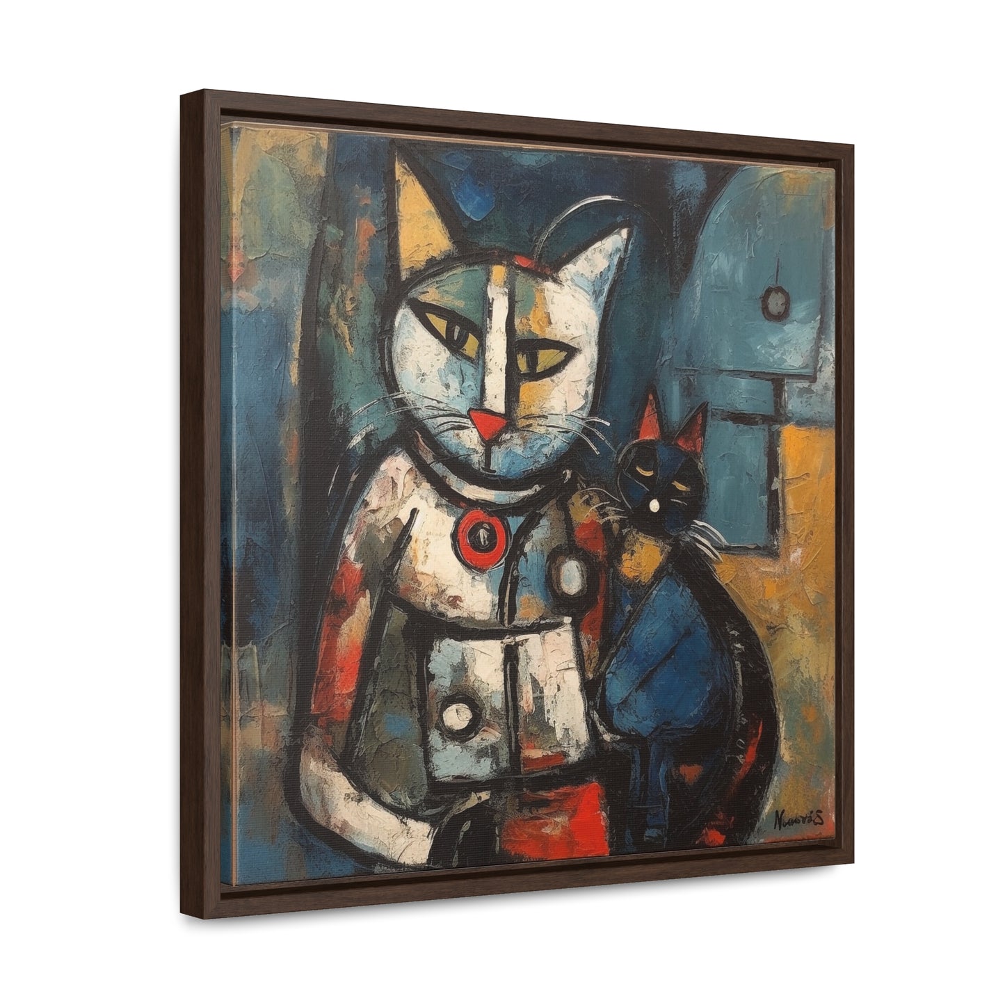 Cat 80, Gallery Canvas Wraps, Square Frame