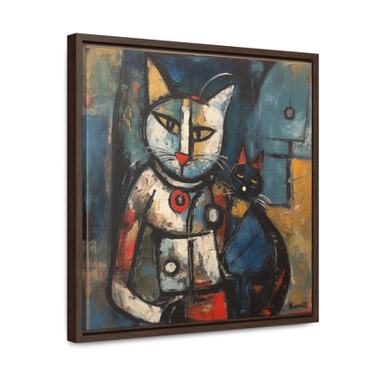 Cat 80, Gallery Canvas Wraps, Square Frame