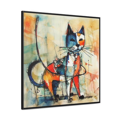 Cat 75, Gallery Canvas Wraps, Square Frame