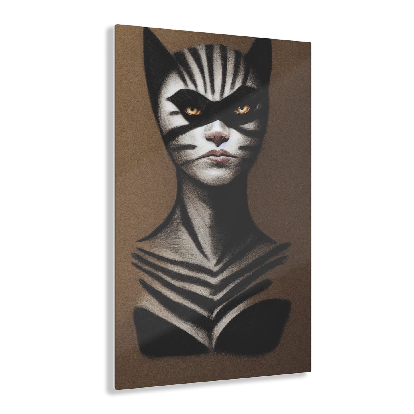 Cat Woman 39  Acrylic Prints