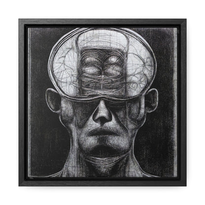 Brain 35, Valentinii, Gallery Canvas Wraps, Square Frame