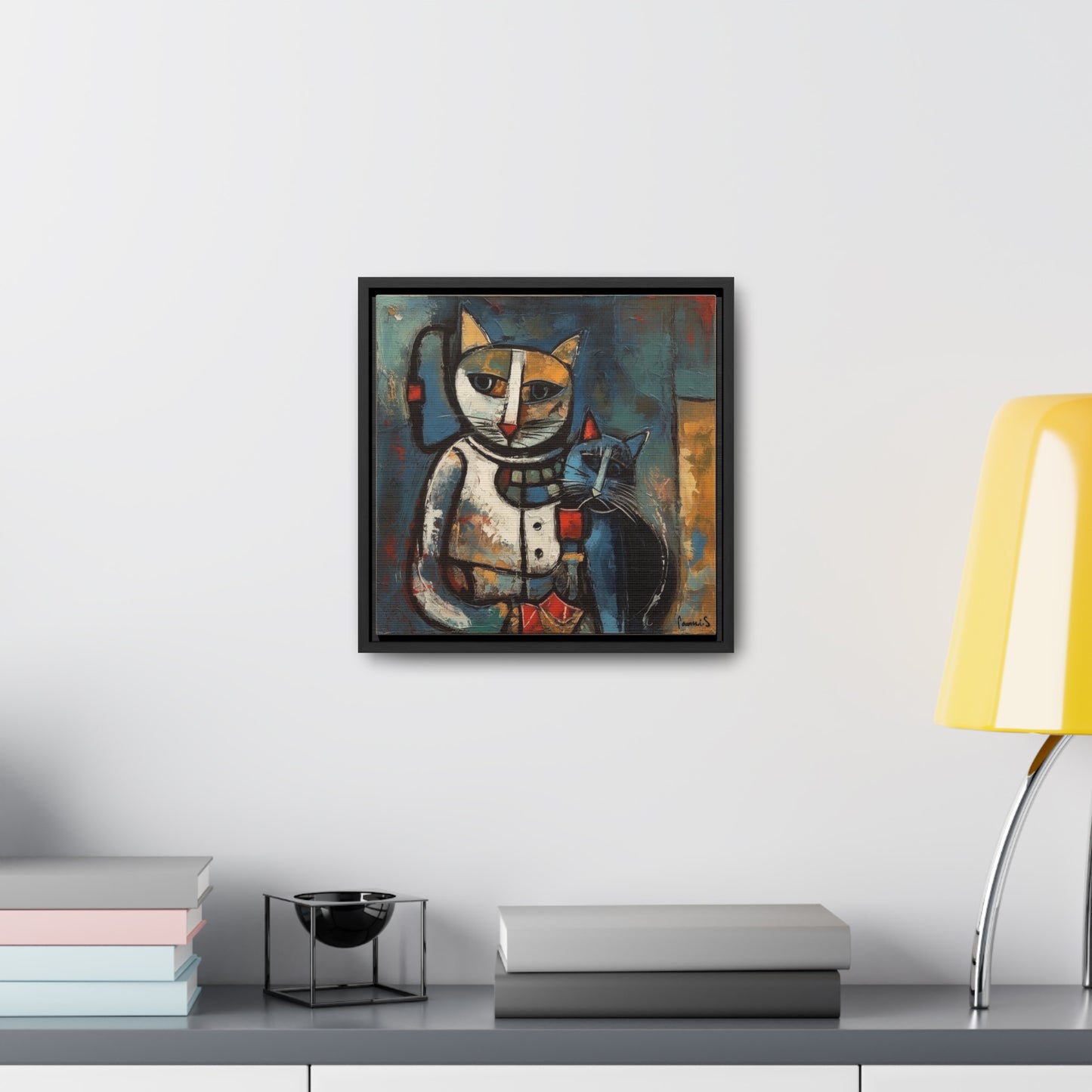 Cat 29, Gallery Canvas Wraps, Square Frame