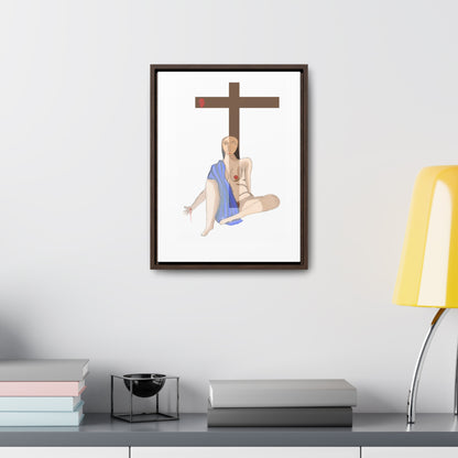 Cross, Original Eduard Pavel, Gallery Canvas Wraps, Vertical Frame