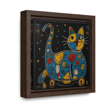 Cat 106, Gallery Canvas Wraps, Square Frame