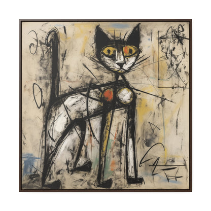 Cat 44, Gallery Canvas Wraps, Square Frame