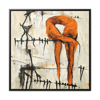 Feet and Drama 18, Valentinii, Gallery Canvas Wraps, Square Frame