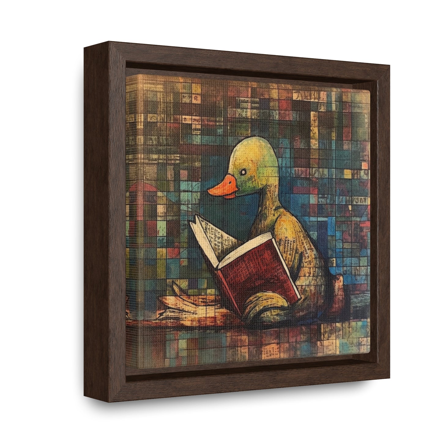 Duck 4, Gallery Canvas Wraps, Square Frame