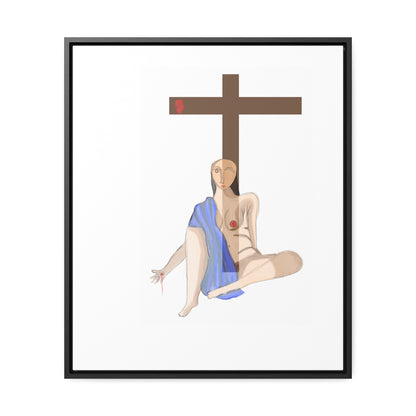 Cross, Original Eduard Pavel, Gallery Canvas Wraps, Vertical Frame