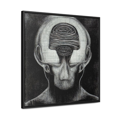 Brain 33, Valentinii, Gallery Canvas Wraps, Square Frame