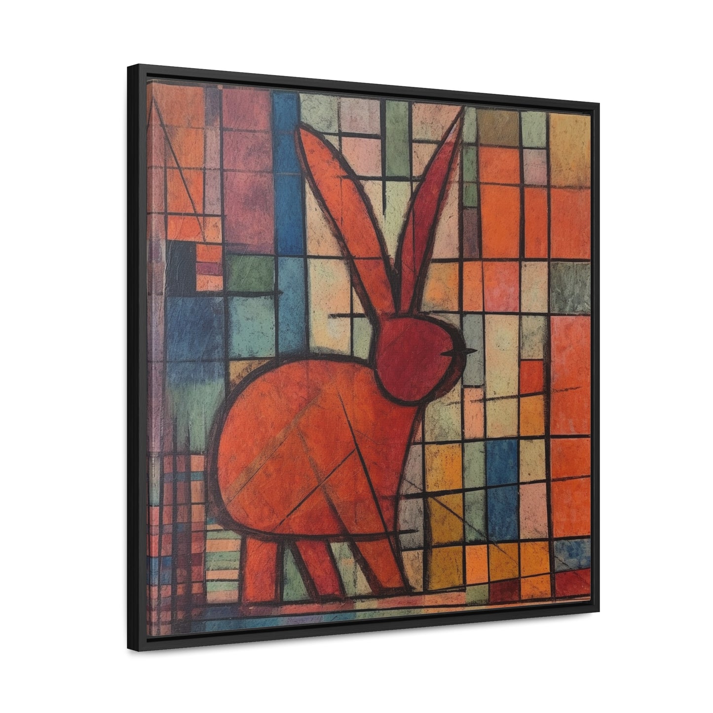 Rabbit 38, Gallery Canvas Wraps, Square Frame