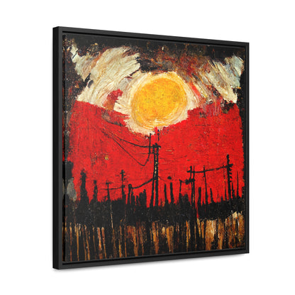 Land of the Sun 37, Valentinii, Gallery Canvas Wraps, Square Frame