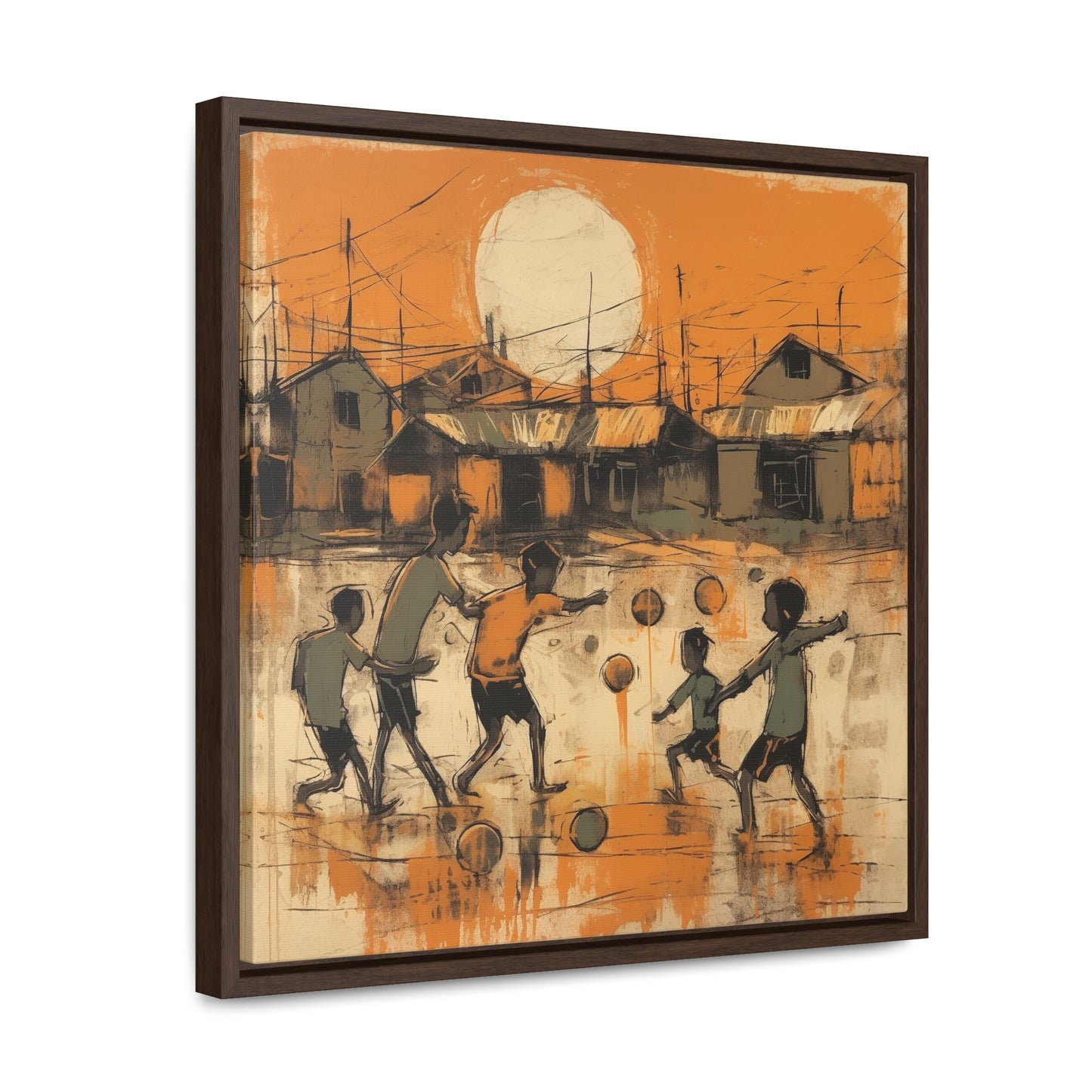 Childhood 22, Gallery Canvas Wraps, Square Frame