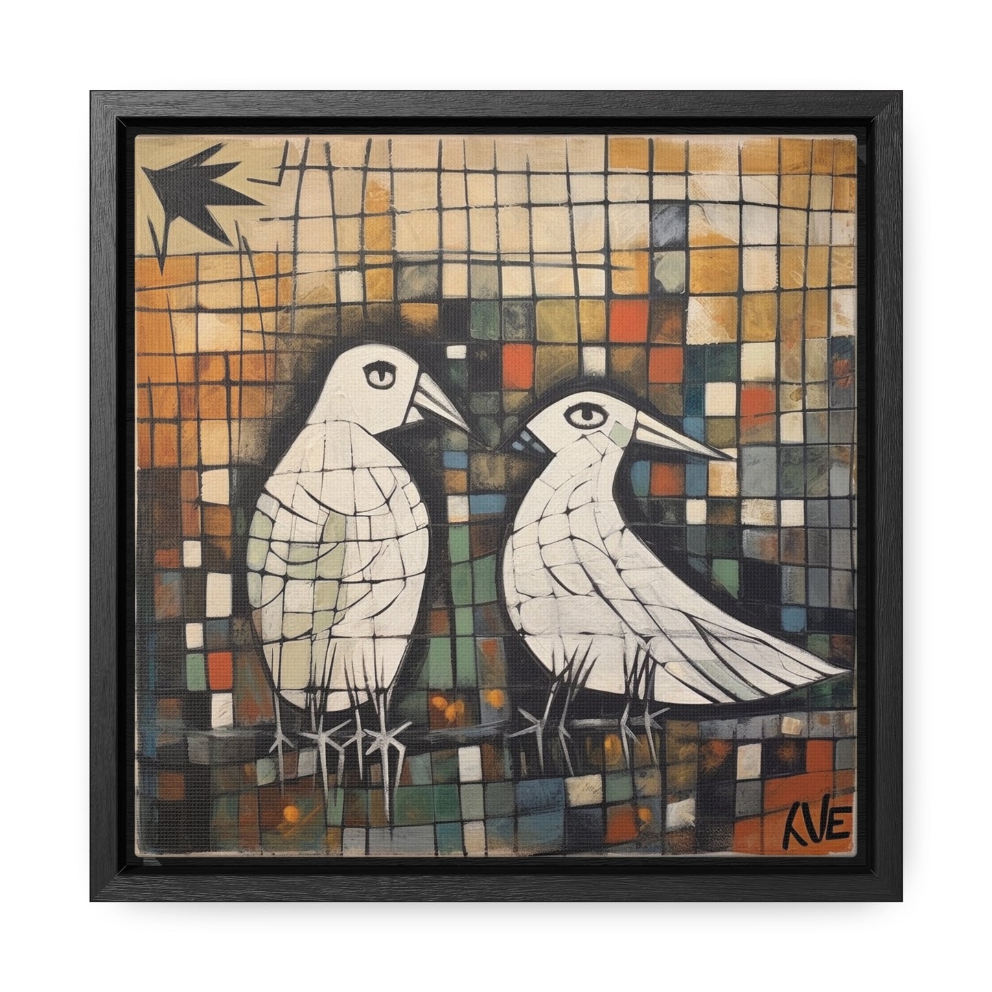 Bird 36, Gallery Canvas Wraps, Square Frame