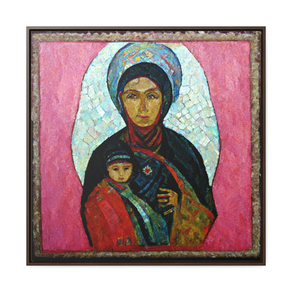 Mary and the Child 11, Valentinii, Gallery Canvas Wraps, Square Frame