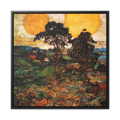 Land of the Sun 38, Gallery Canvas Wraps, Square Frame