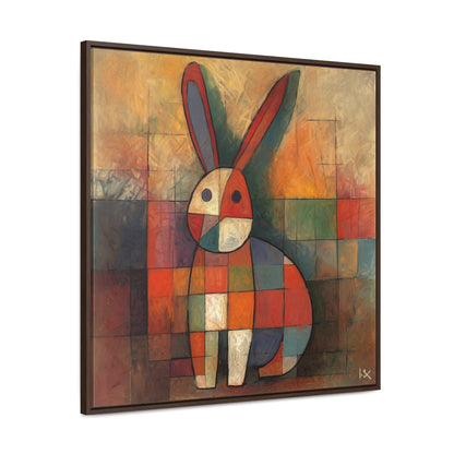 Rabbit 17, Gallery Canvas Wraps, Square Frame