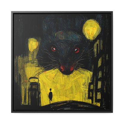 Urban Rat 8, Valentinii, Gallery Canvas Wraps, Square Frame