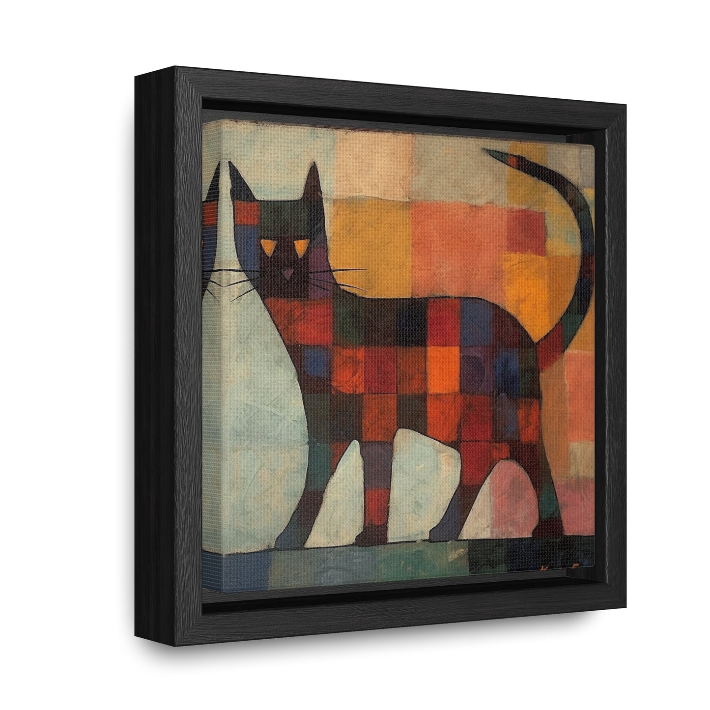 Cat 18, Gallery Canvas Wraps, Square Frame