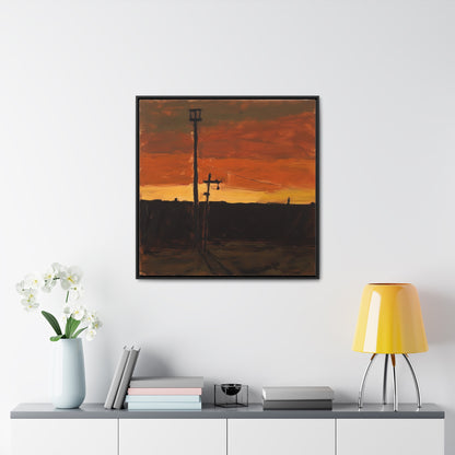 Land of the Sun 77, Valentinii, Gallery Canvas Wraps, Square Frame