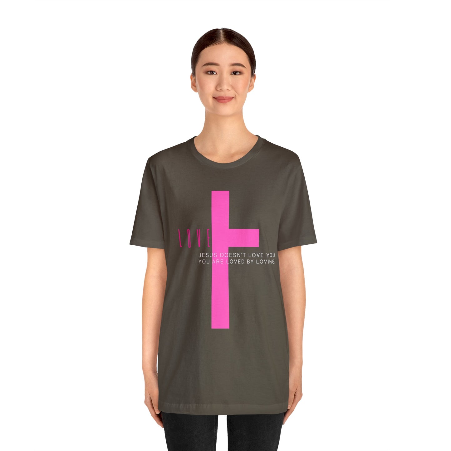 Plus Love , Unisex Jersey Short Sleeve Tee