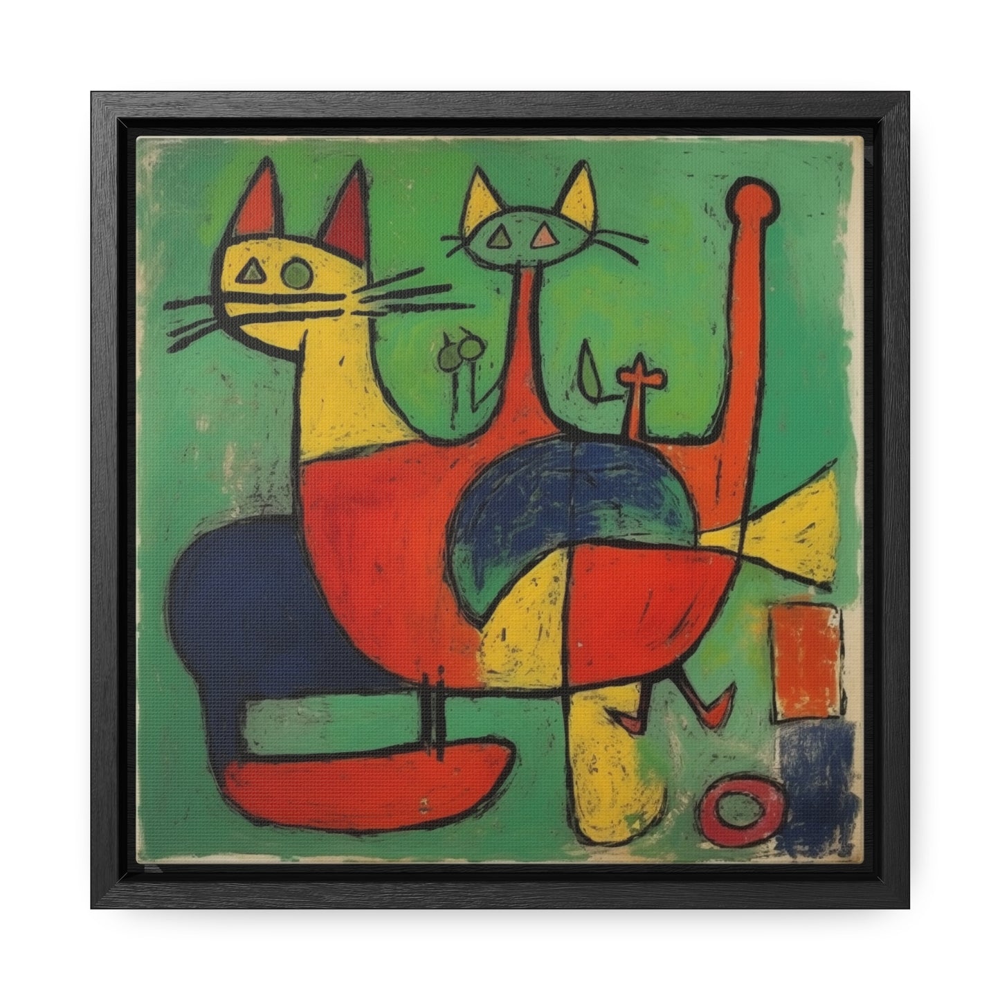 Cat 148, Gallery Canvas Wraps, Square Frame