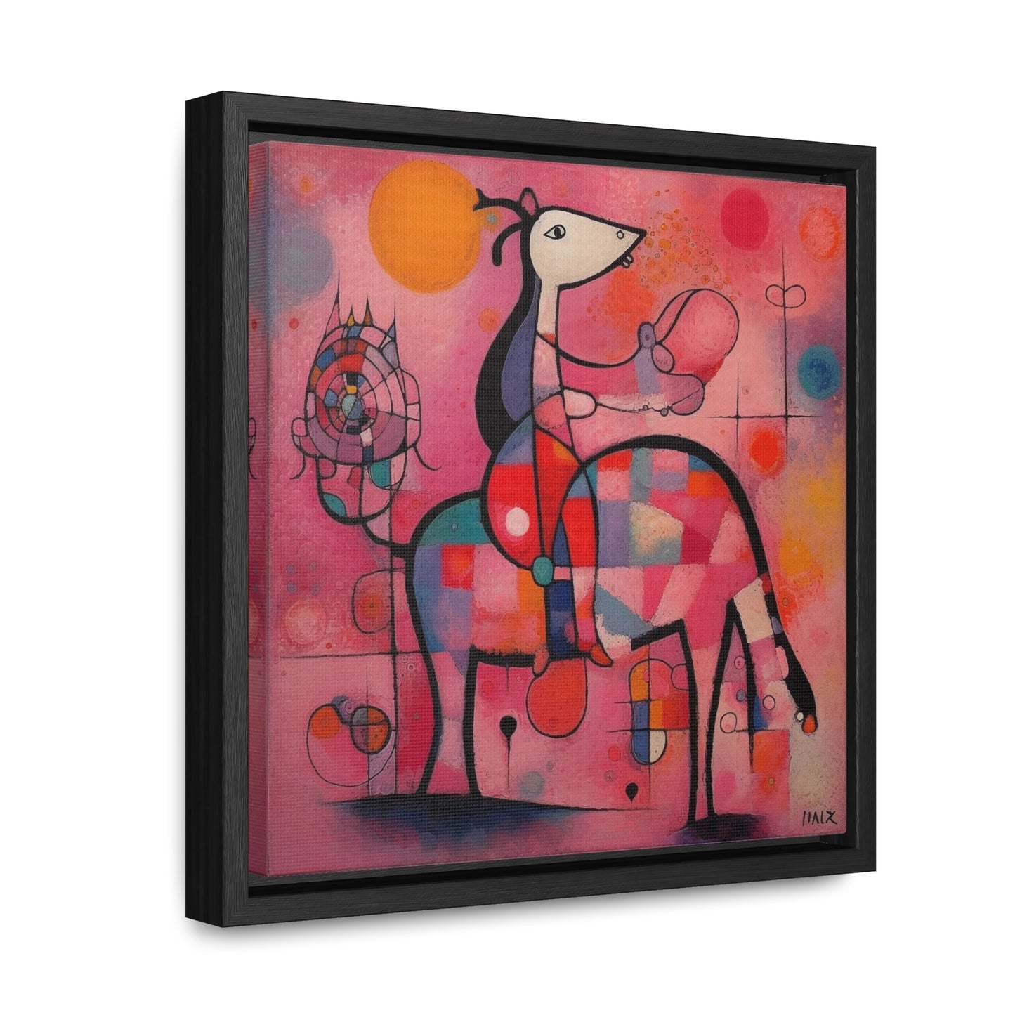 The Dreams of the Child 18, Gallery Canvas Wraps, Square Frame