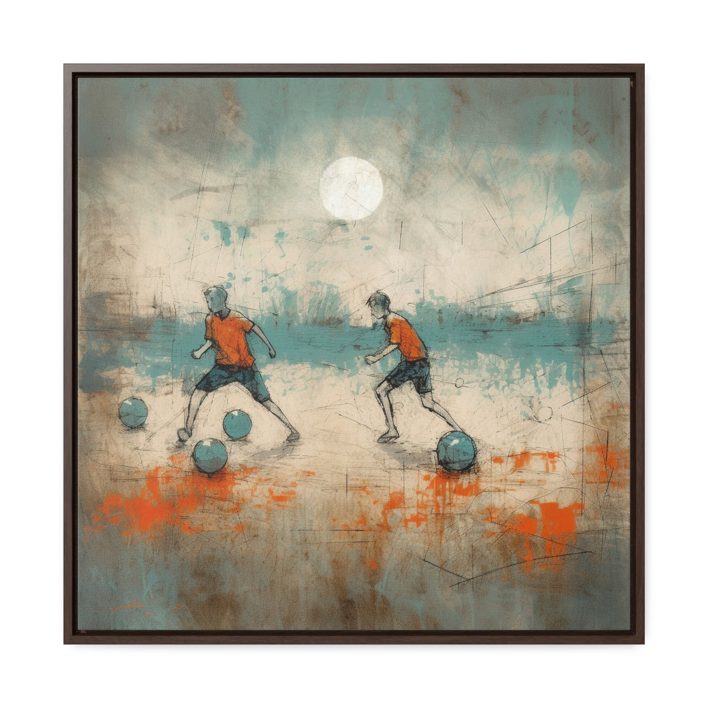 Childhood 39, Gallery Canvas Wraps, Square Frame