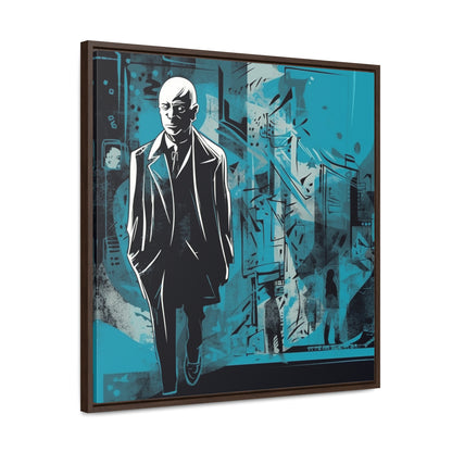 Sad Man 14, Valentinii, Gallery Canvas Wraps, Square Frame