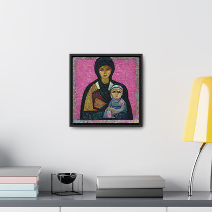 Mary and the Child 12, Valentinii, Gallery Canvas Wraps, Square Frame