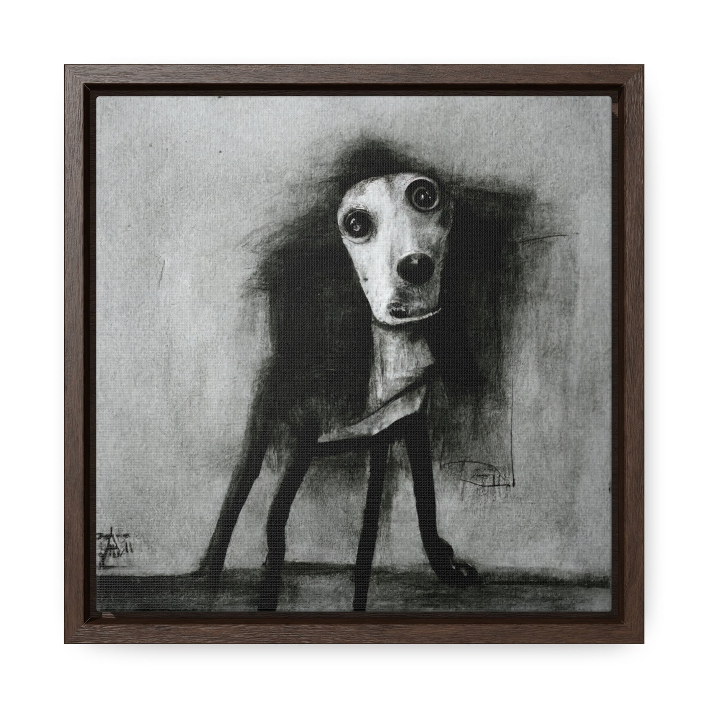 Dogs and Puppies 13, Valentinii, Gallery Canvas Wraps, Square Frame