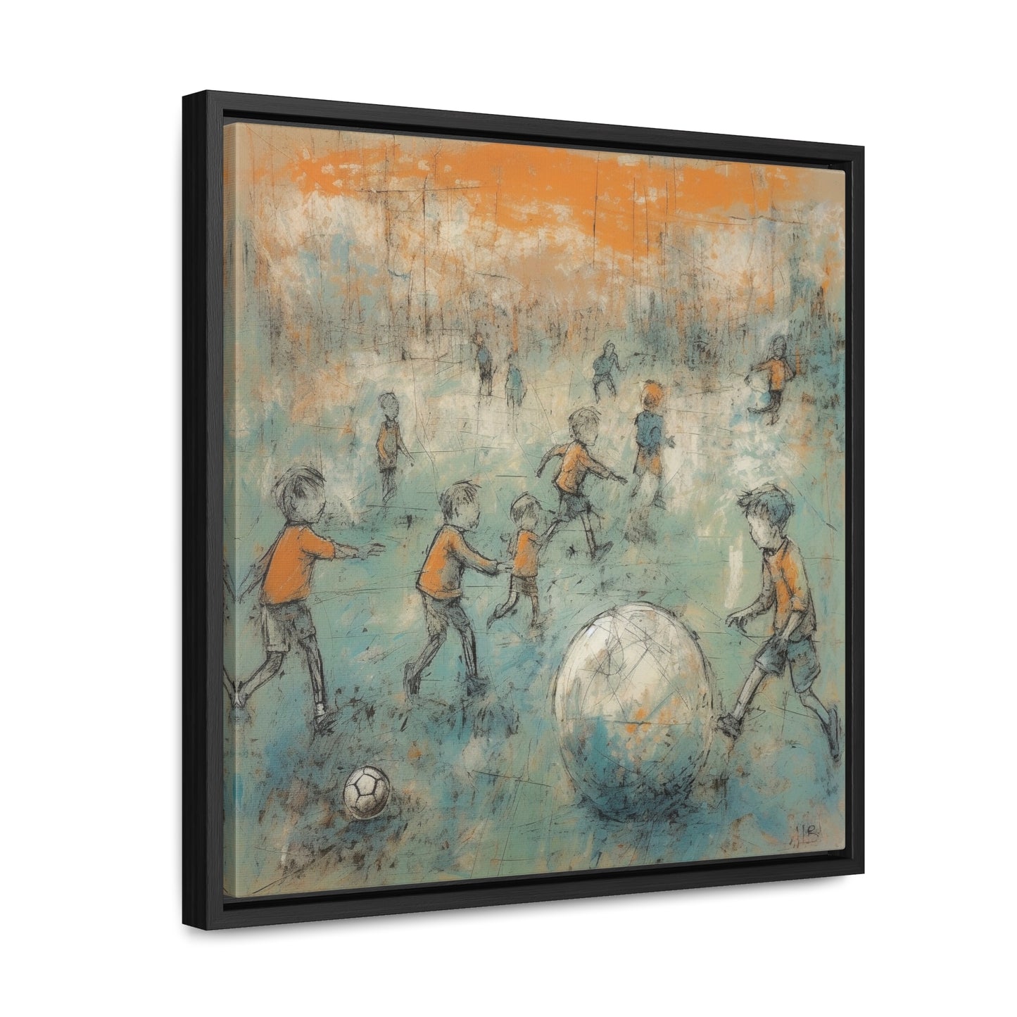 Childhood 34, Gallery Canvas Wraps, Square Frame