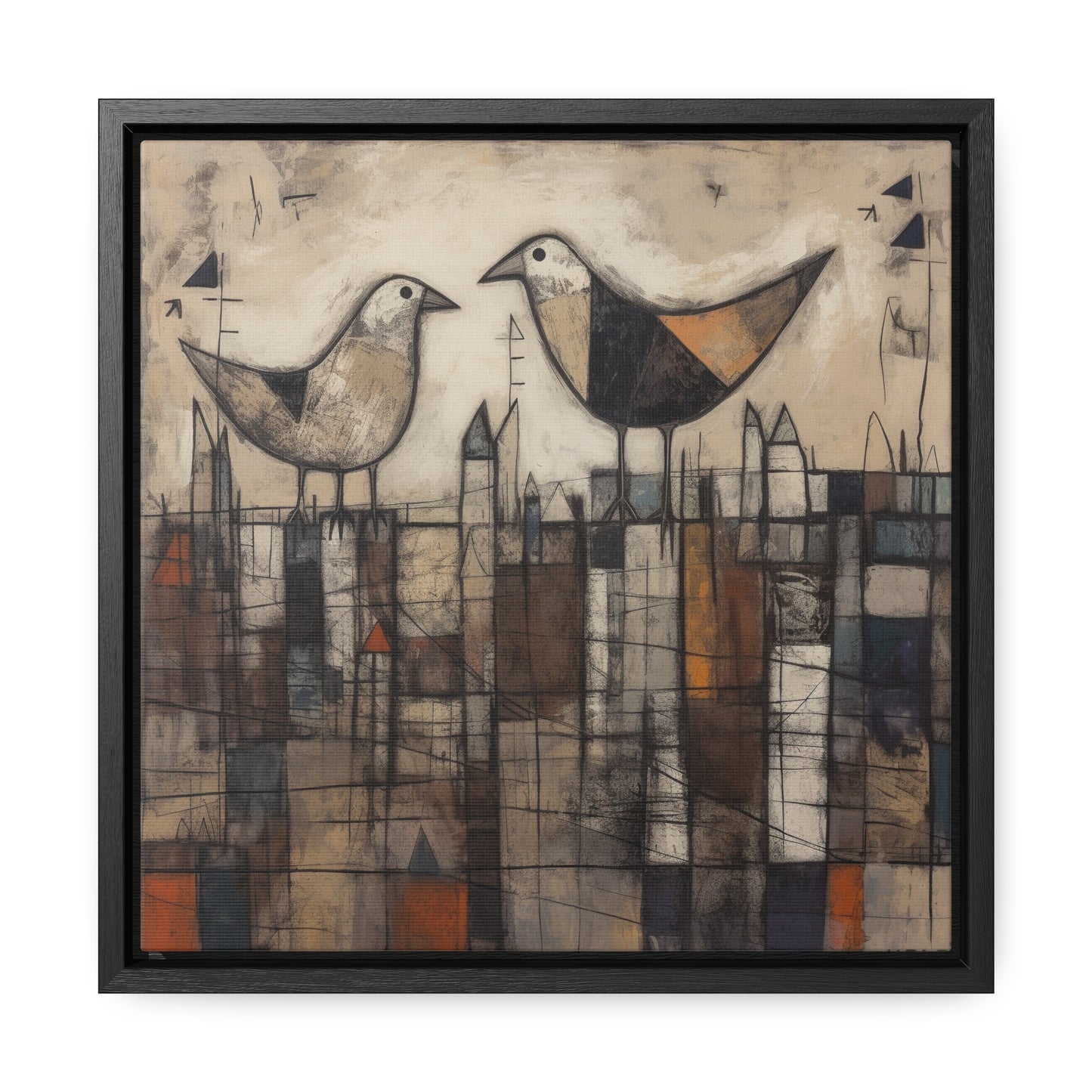 Bird 26, Gallery Canvas Wraps, Square Frame