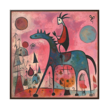 The Dreams of the Child 38, Gallery Canvas Wraps, Square Frame