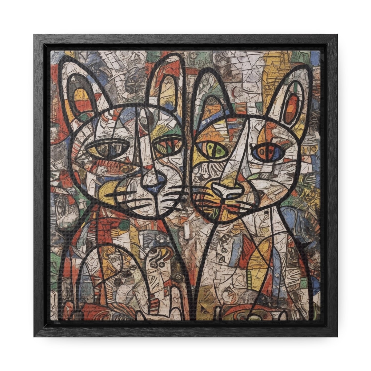 Cat 2, Gallery Canvas Wraps, Square Frame