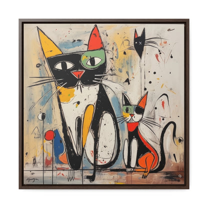 Cat 41, Gallery Canvas Wraps, Square Frame