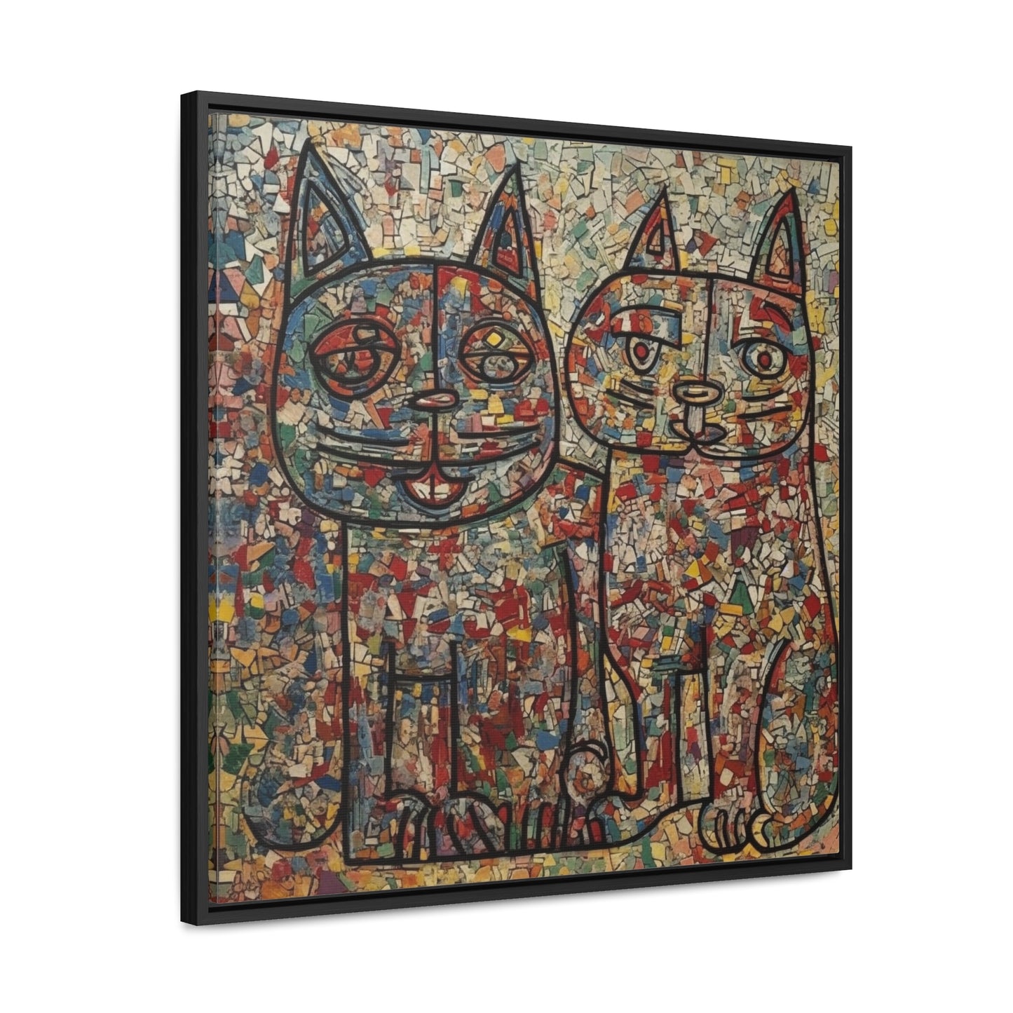 Cat 5, Gallery Canvas Wraps, Square Frame