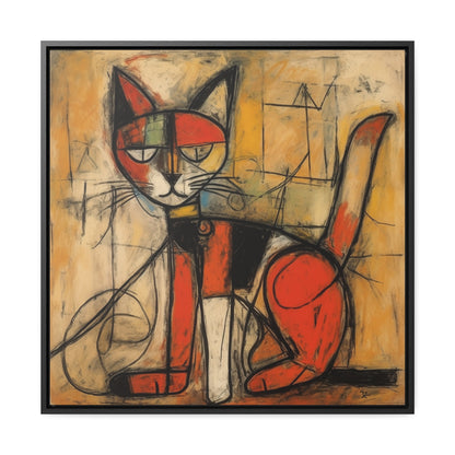 Cat 91, Gallery Canvas Wraps, Square Frame