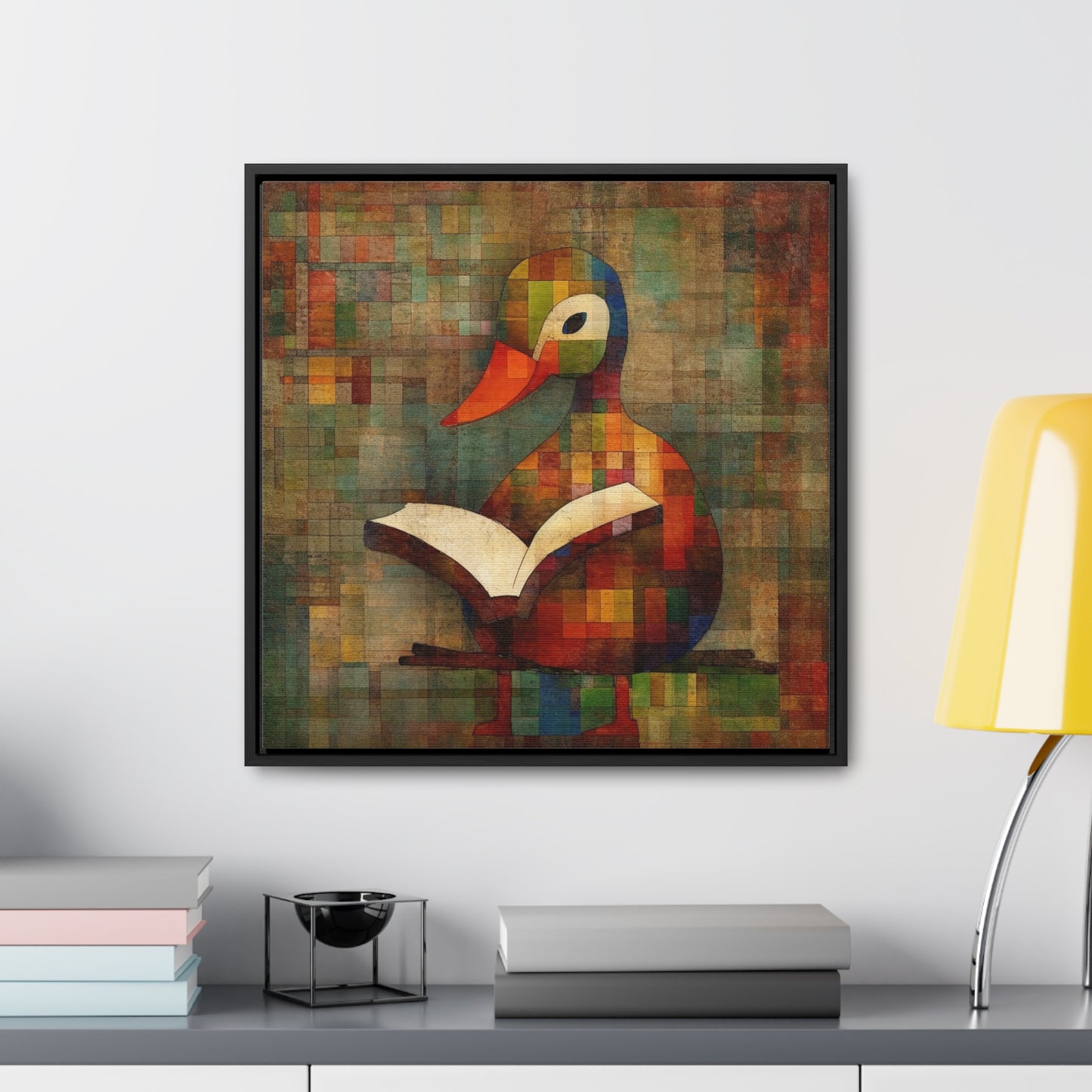 Duck 6, Gallery Canvas Wraps, Square Frame