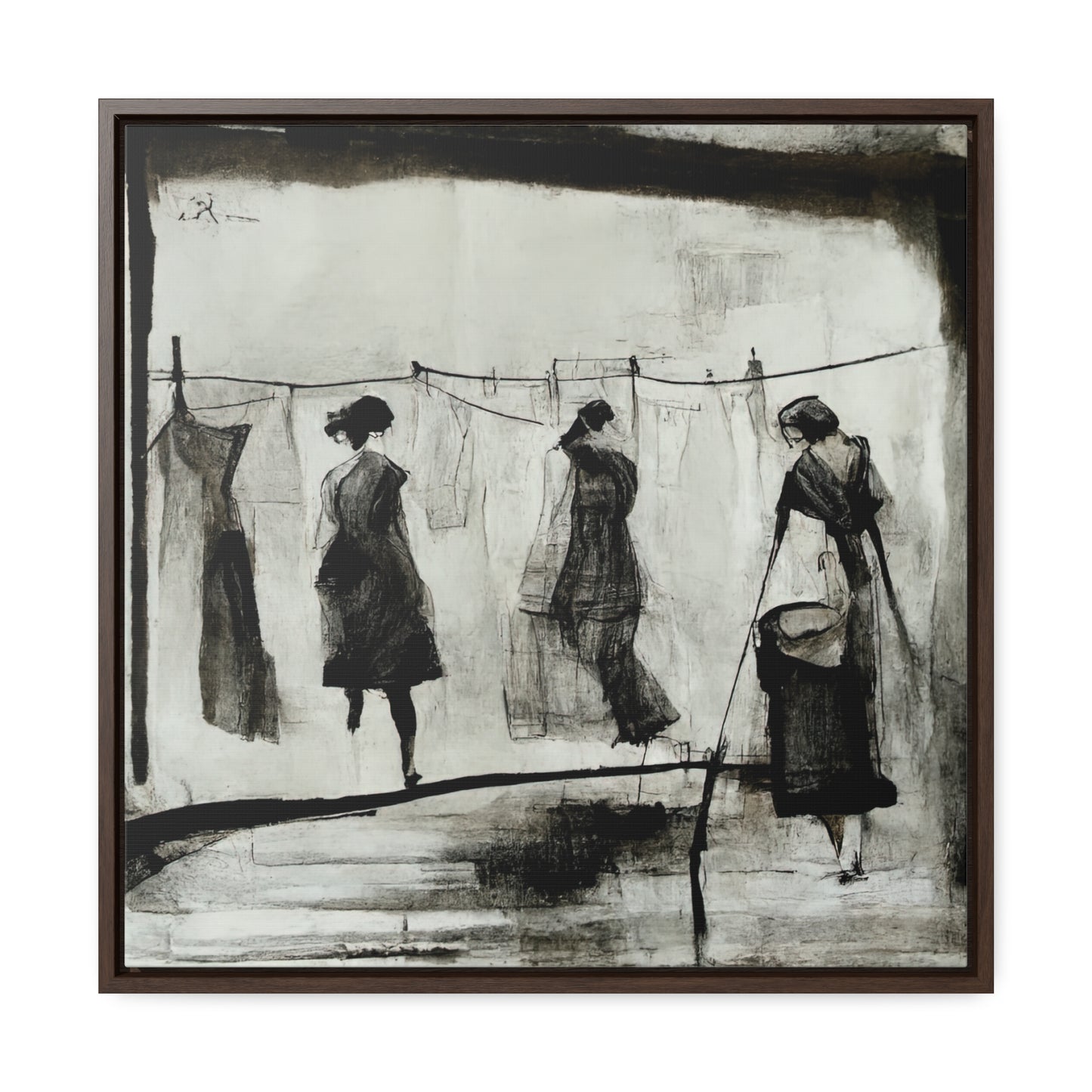 Domestic Memories 7, Valentinii, Gallery Canvas Wraps, Square Frame