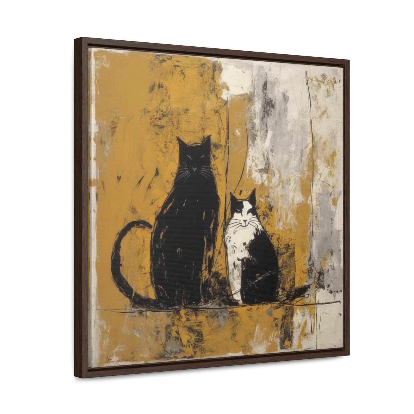 Cat 13, Gallery Canvas Wraps, Square Frame