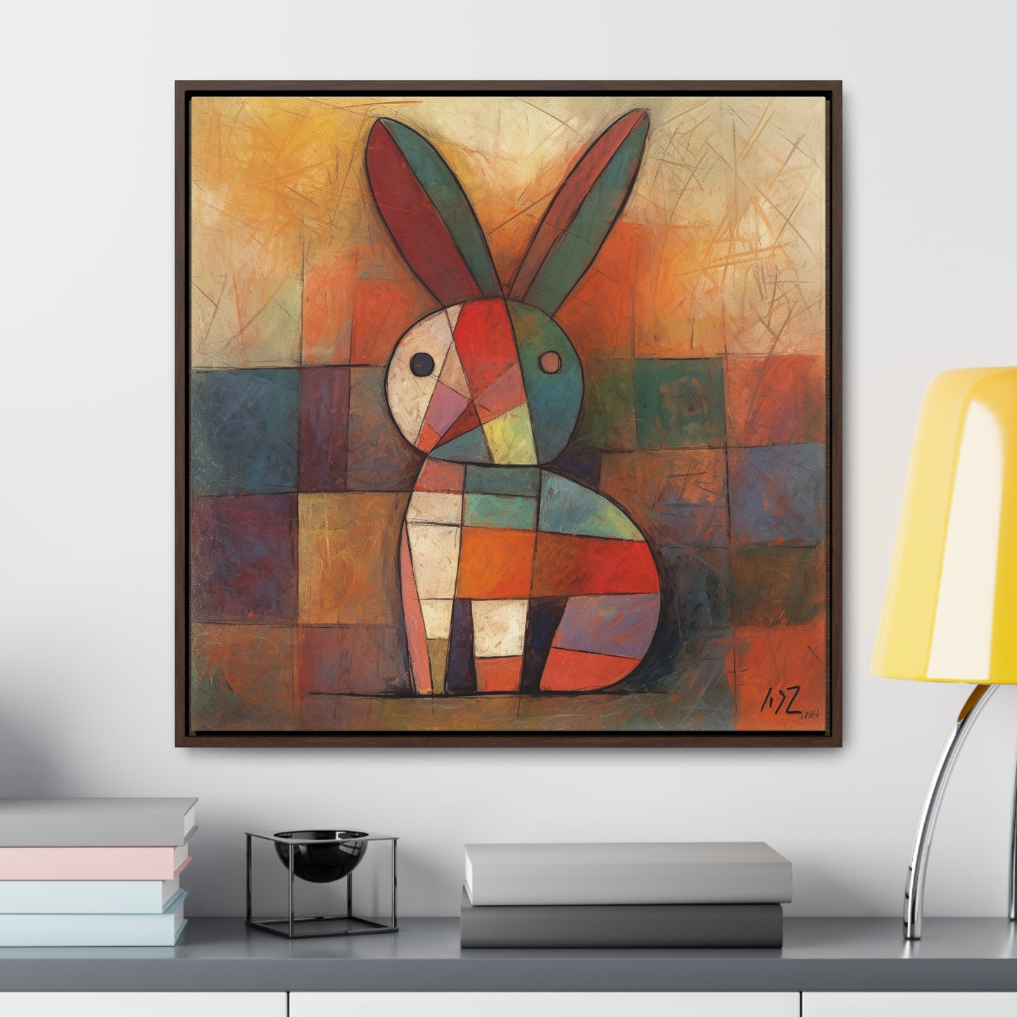 Rabbit 15, Gallery Canvas Wraps, Square Frame