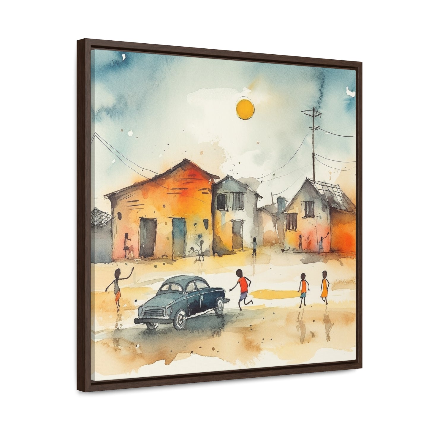 Childhood 13, Valentinii, Gallery Canvas Wraps, Square Frame