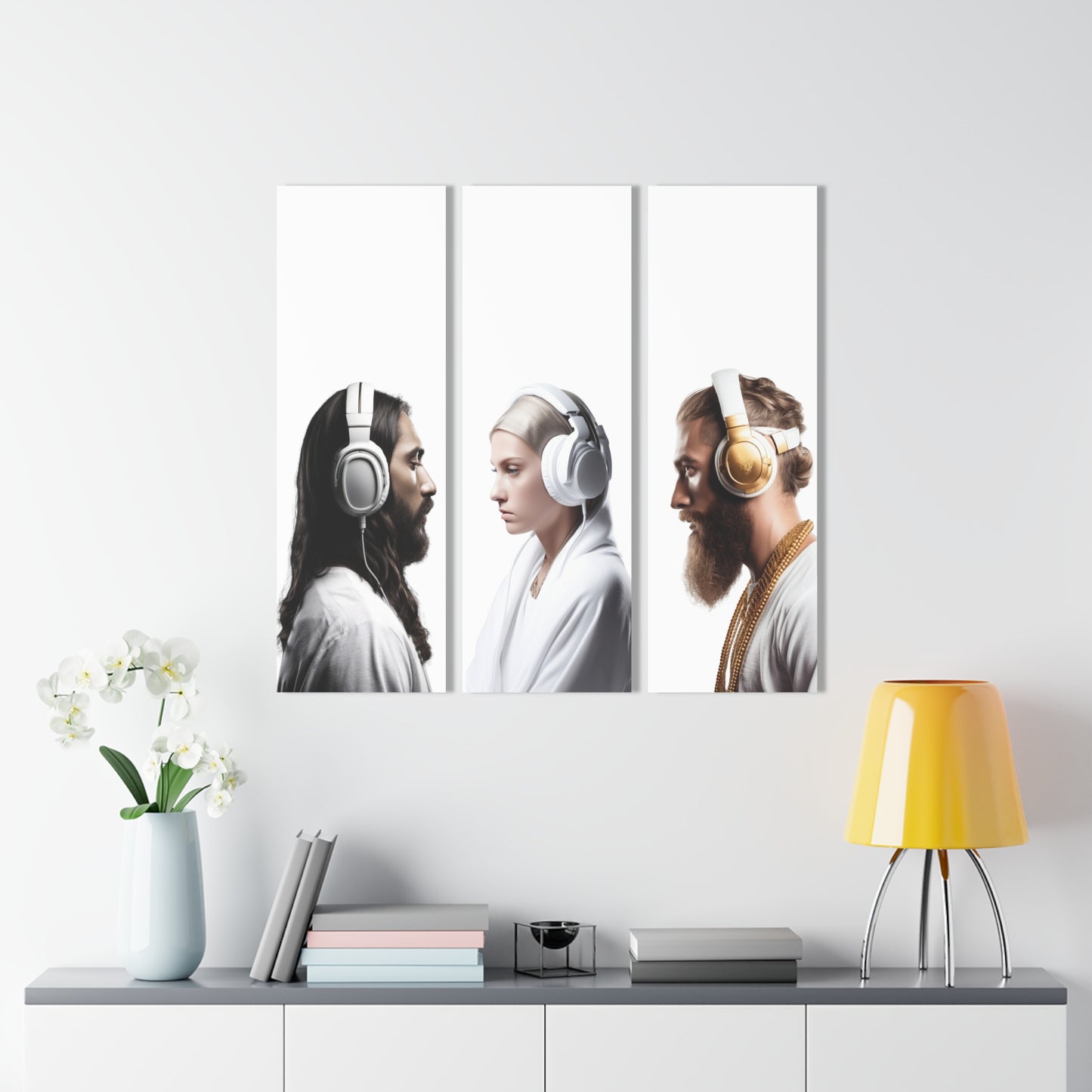 God, Jesus and Mary, Prints (Triptych)