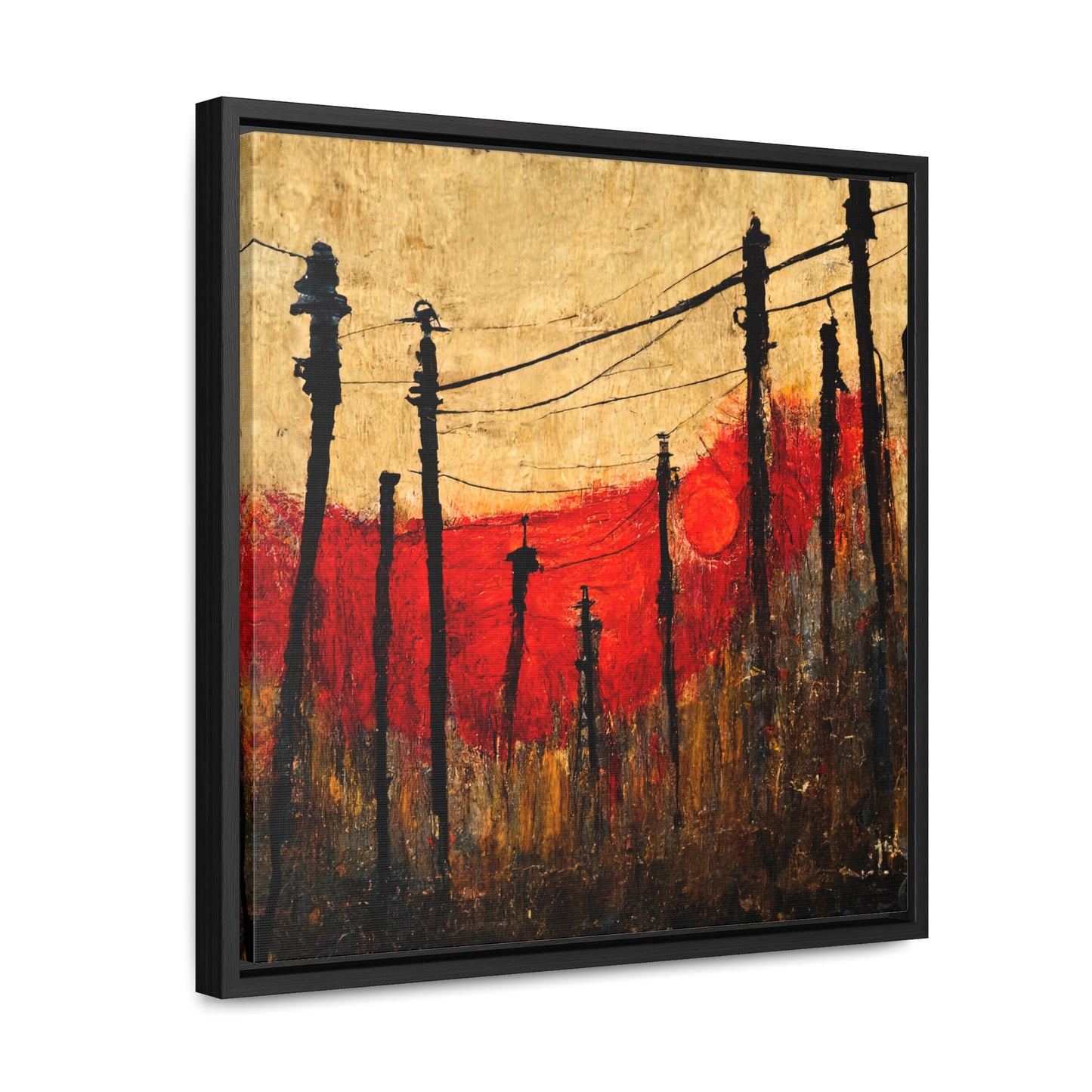 Land of the Sun 23, Valentinii, Gallery Canvas Wraps, Square Frame