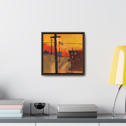 Land of the Sun 70, Valentinii, Gallery Canvas Wraps, Square Frame