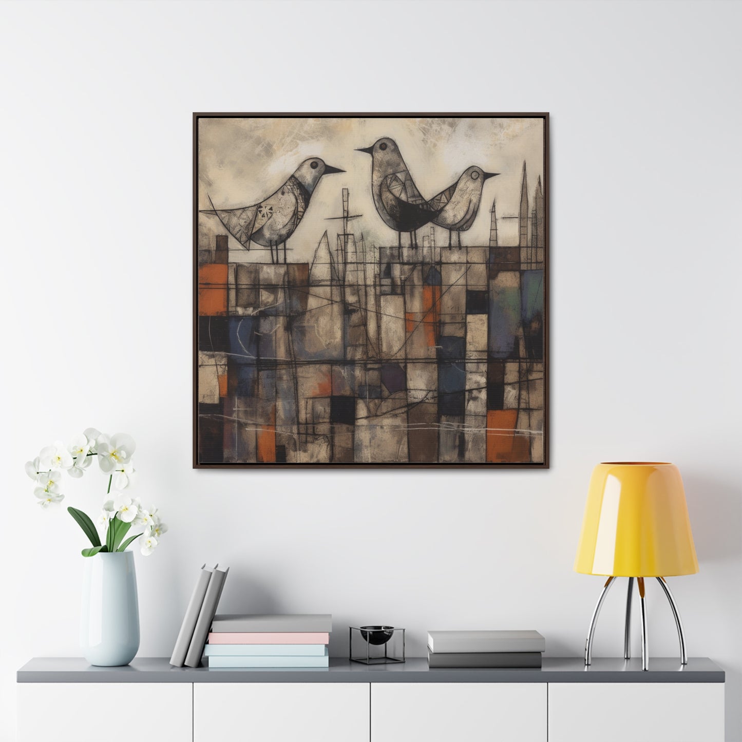 Bird 33, Gallery Canvas Wraps, Square Frame